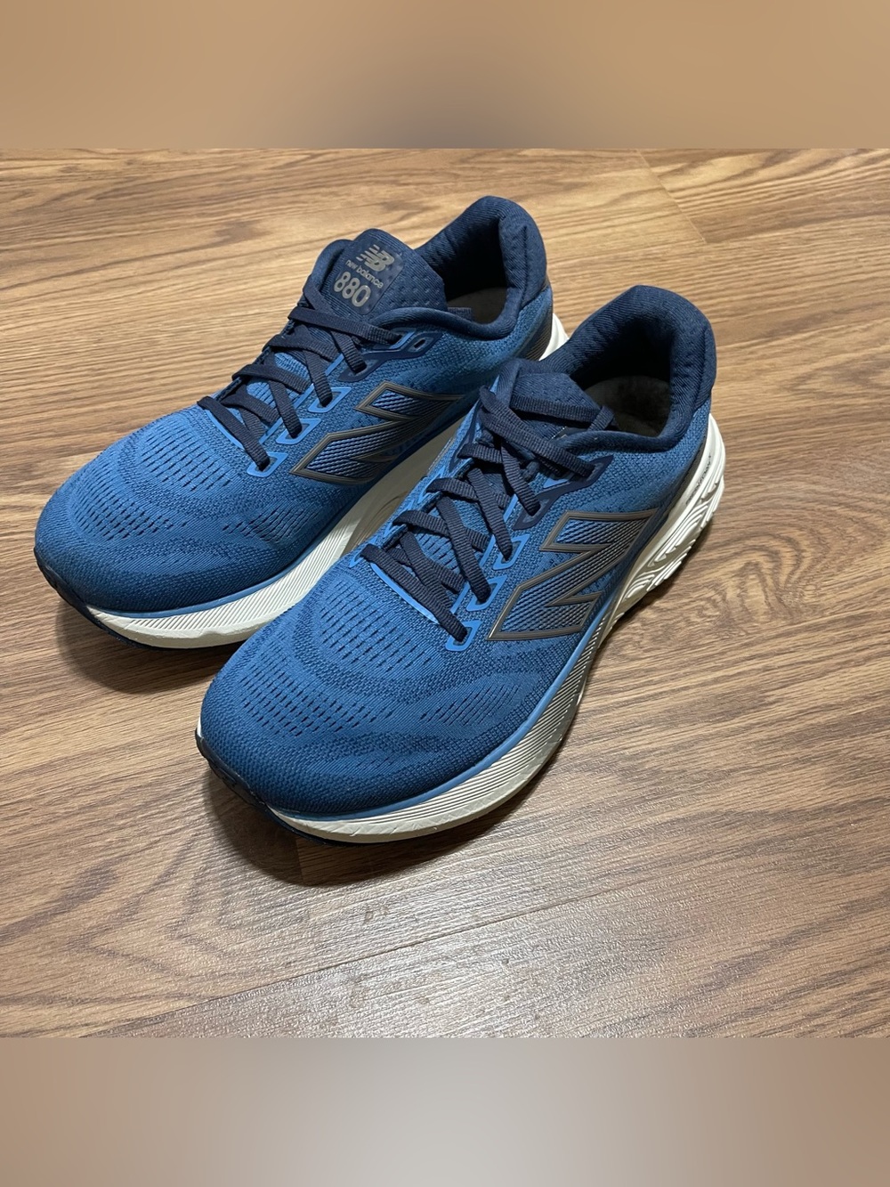 Men’s New Balance 880v15 Blue Running Shoes Fresh Foam X Sea Stone Navy 10.5